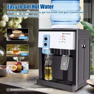 5 Gallon Top Loading Countertop Water Cooler Dispenser, Drinking Machine