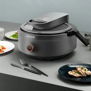 Cooking Machine-Gray Robot Electric Frying Pan