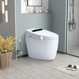 Smart Toilet  Heated Bidet Seat  Auto Open/Close Seat