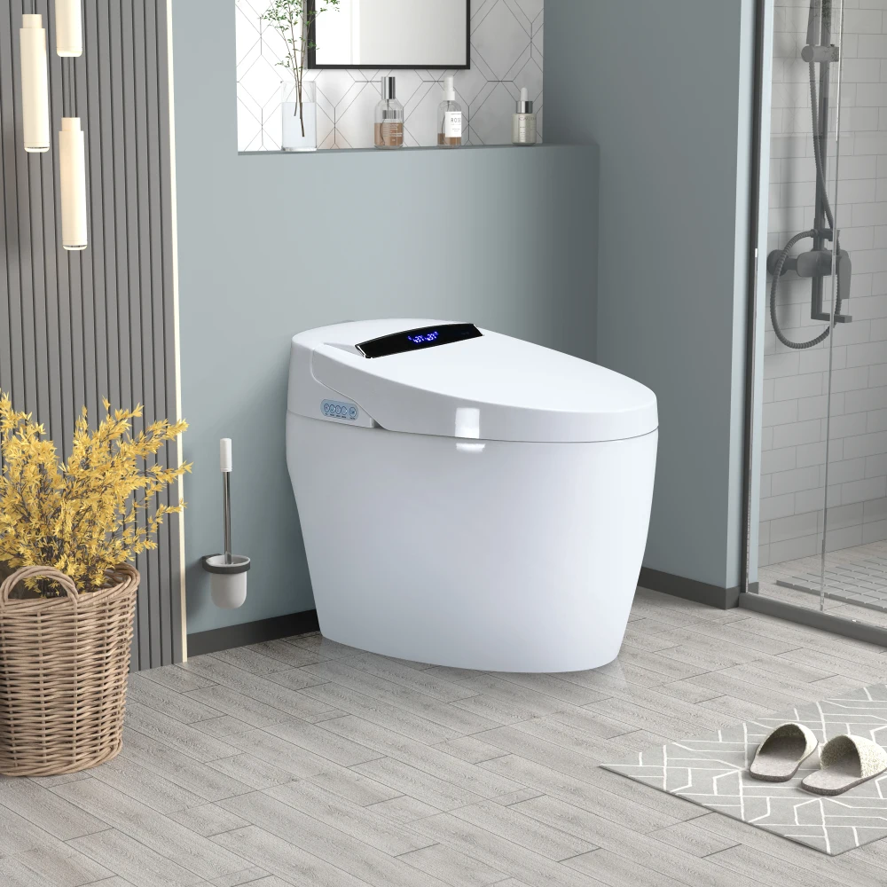 Smart Toilet  Heated Bidet Seat  Auto Open/Close Seat