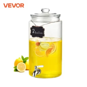 Beverage Dispenser 2 Gallon with Stainless Steel Spigot